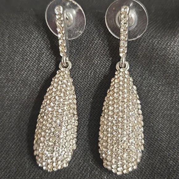 WHBM Crystal Tear Drop Earrings - Picture 2 of 2